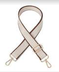 Beige/tan edge/gold