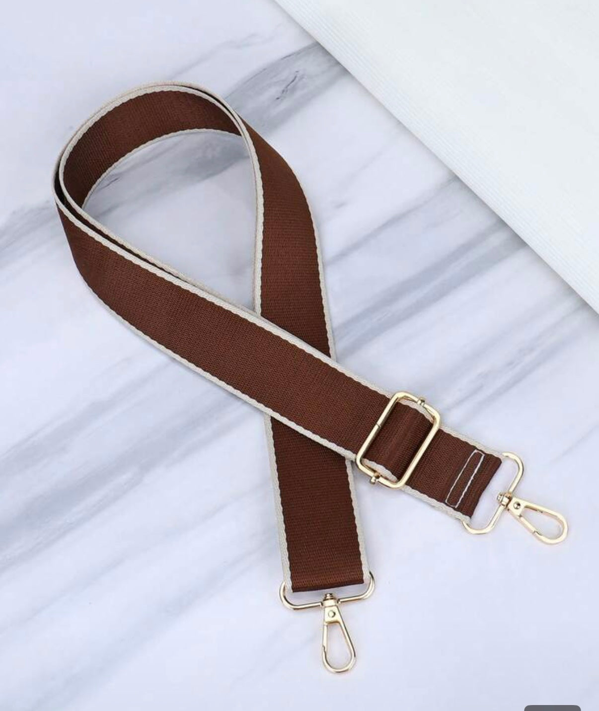 Dark brown/beige/gold